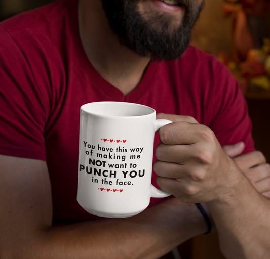 Funny Punch You in the Face Mug