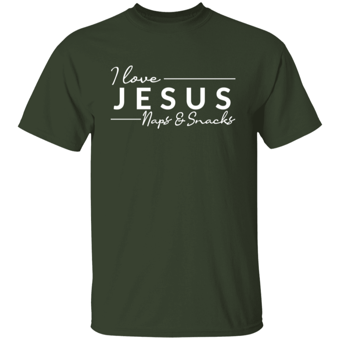 I love Jesus Naps & Snacks Unisex T-Shirt