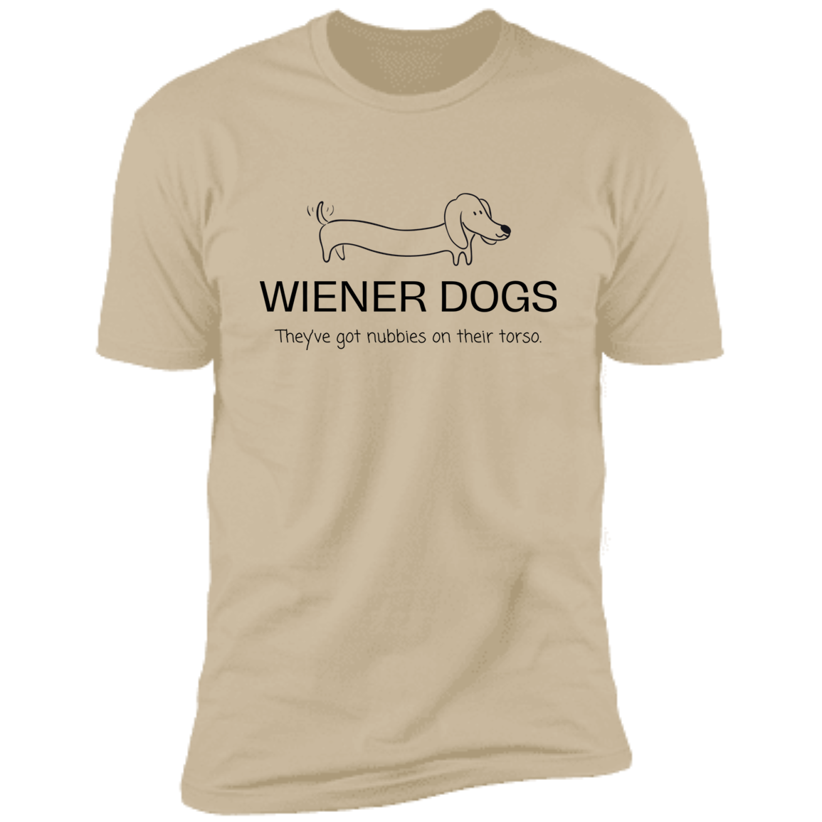 Wiener Dog Nubbies Unisex T-Shirt