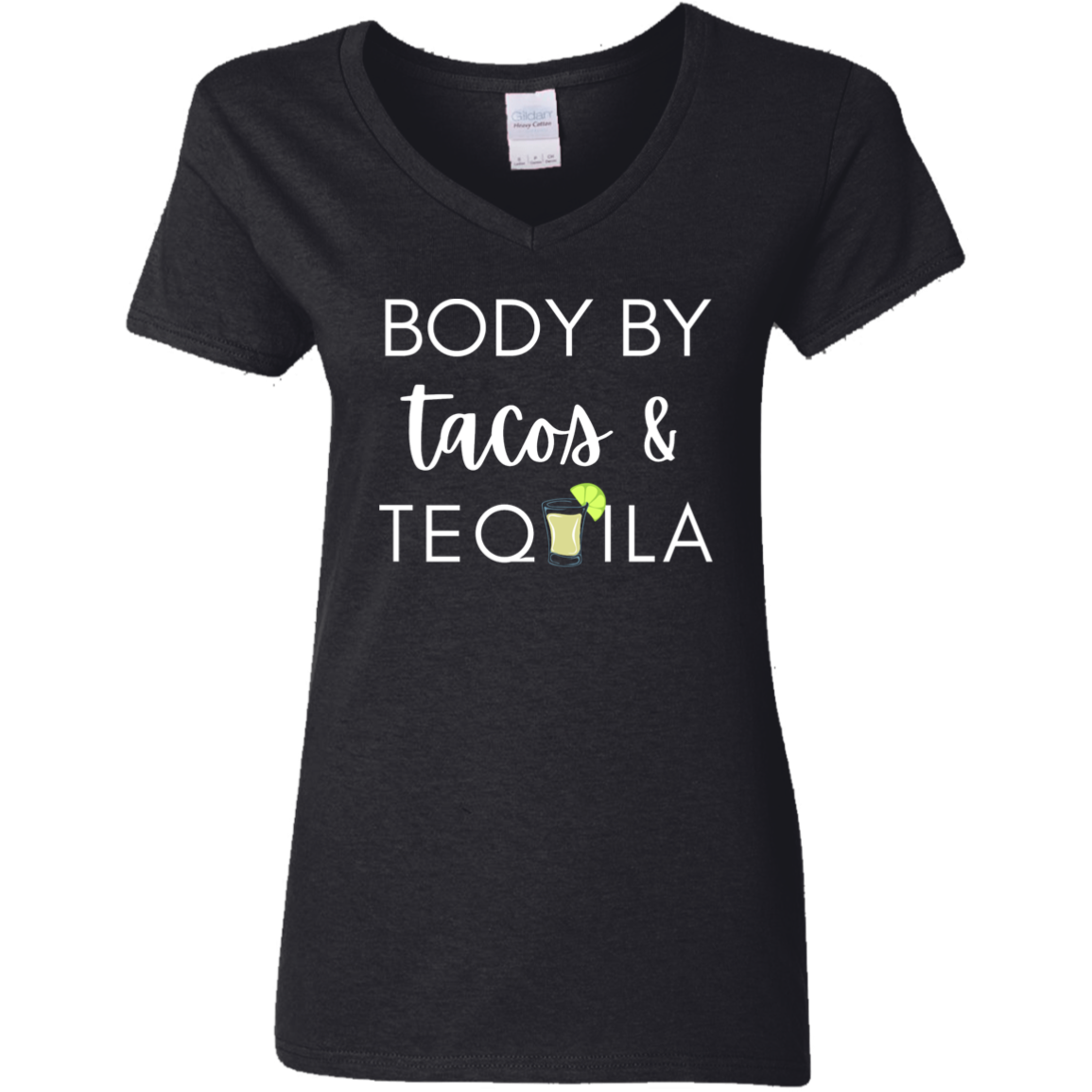 Tacos & Tequila Ladies' V-Neck T-Shirt