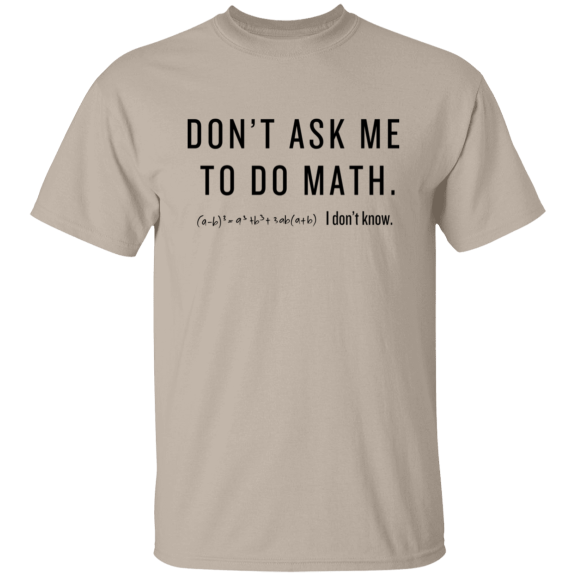 No Math Unisex Shirt