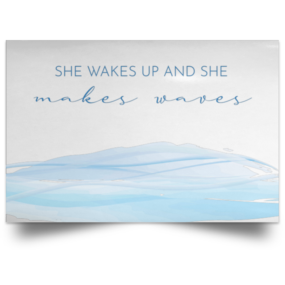 She Make Waves Poster