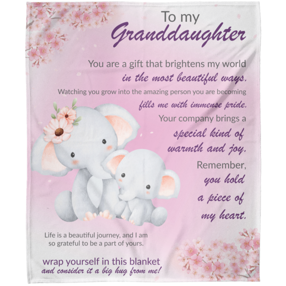 Granddaughter Fleece Blanket