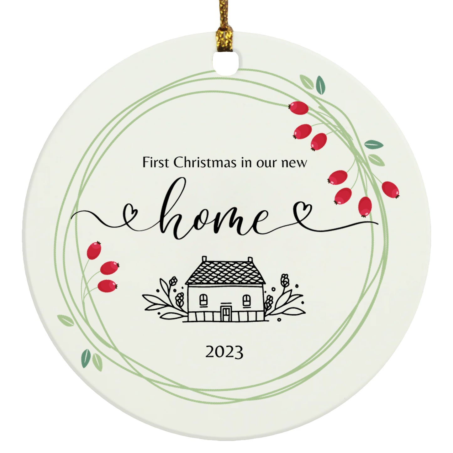 First Christmas Home Berries Ornament