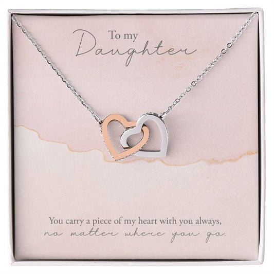 To My Daughter - Heart Necklace