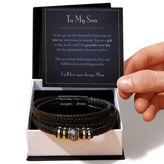 To My Son from Mom - Bracelet